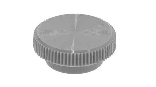 サムノブ(丸グレー)