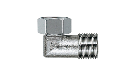 ナットつきフレキ用小曲りエルボ
