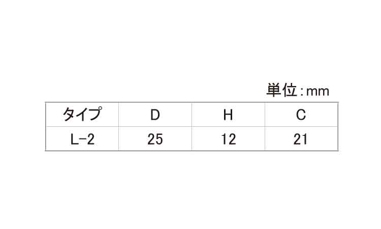 ナイロン化粧ネジ(白)L-2規格