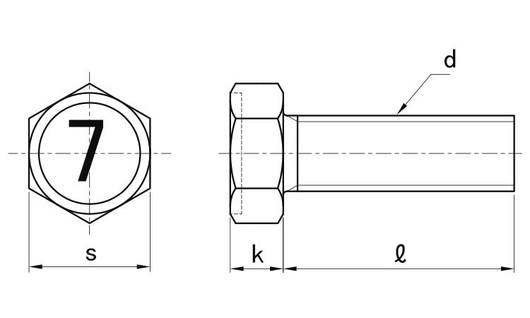 (7)細目小形アプセット小ねじ図面