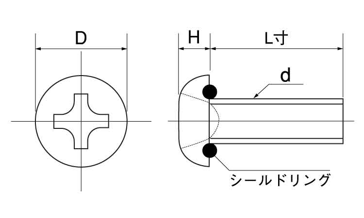 (＋)シールビス(ナベEPDM)図面
