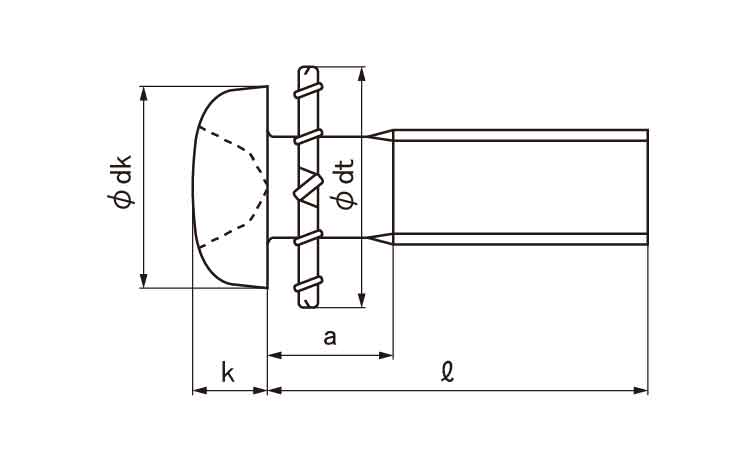 (＋)ナベ小ねじLI＝2図面