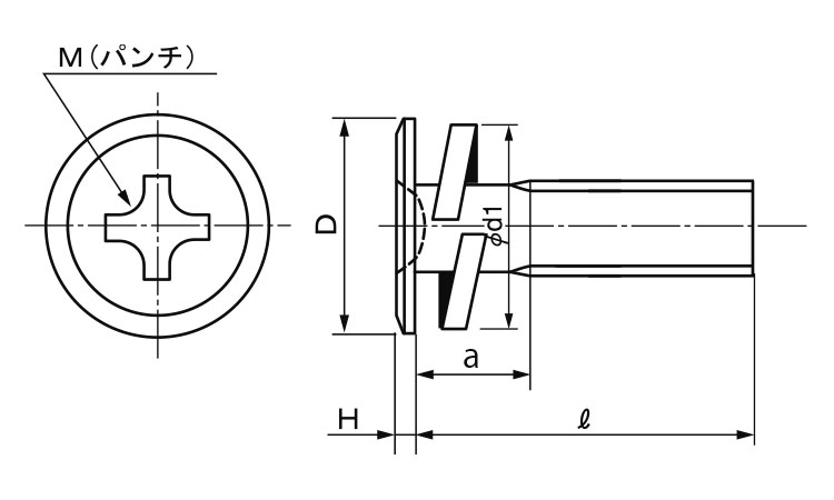 (＋)スリムヘッドP＝2図面