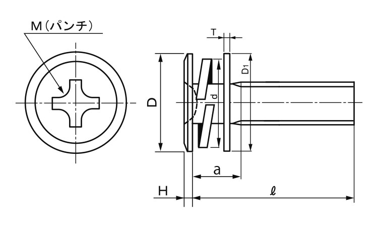 (＋)スリムヘッドP＝4図面