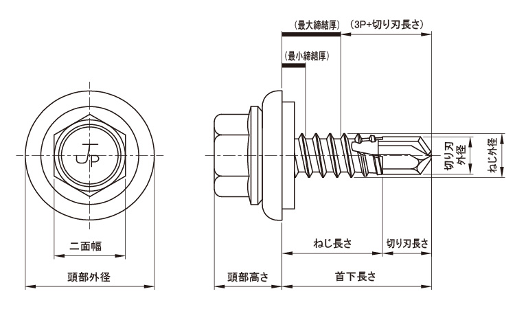 MBテクス シールHEX図面