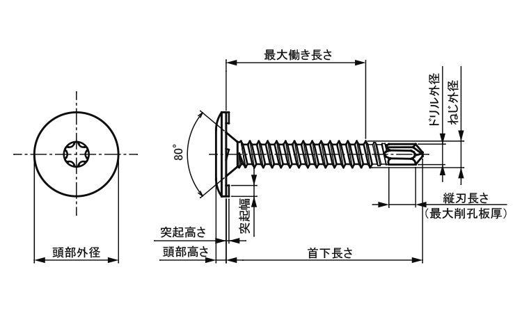 ピアス(トラックボディー・TRX)図面