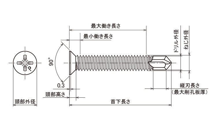ピアス皿 小頭(細目)図面