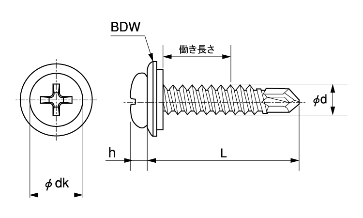 ピアスボンデルWシールPAN図面