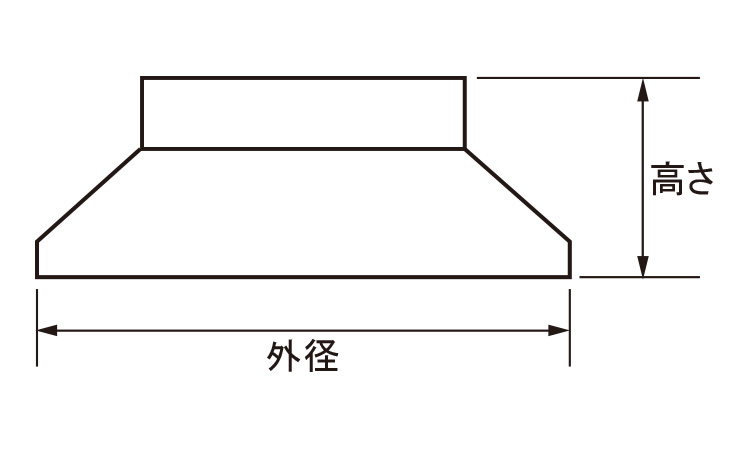 折半キャップ(ブルー)図面