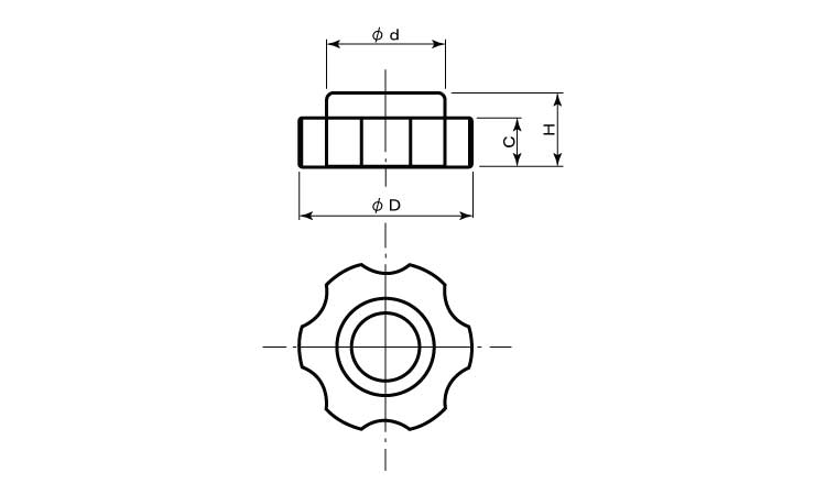 グリップナット　GNT－4図面