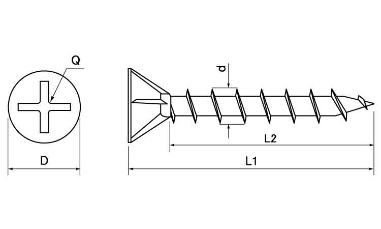 LIVE　フレキコース(全ねじ)図面