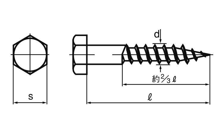 六角コーチ(輸入)平径小図面