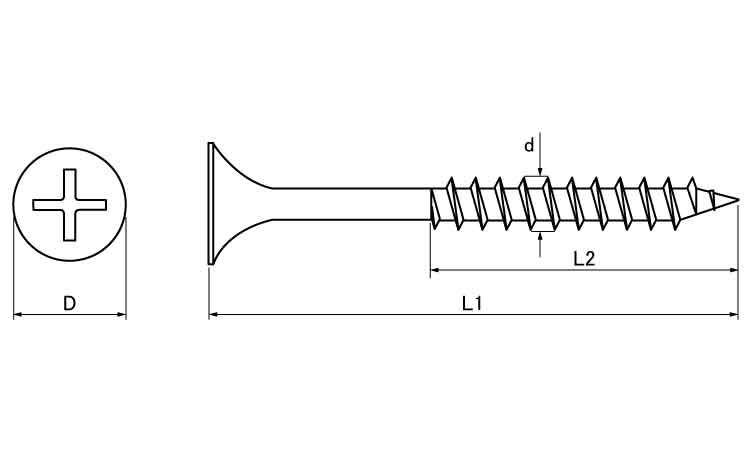 コースラッパ赤箱徳用(半ねじ)若井図面