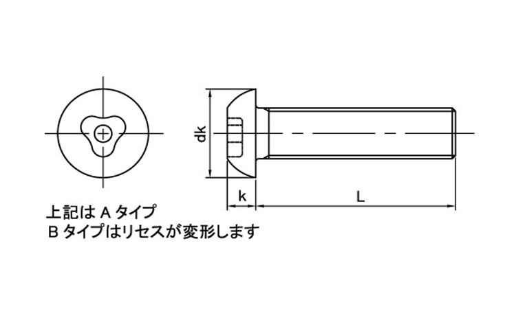 TRF トライクルA(ボタン小)図面