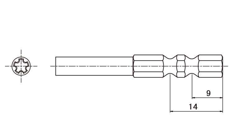 TRF専用工具システム5用ビット図面