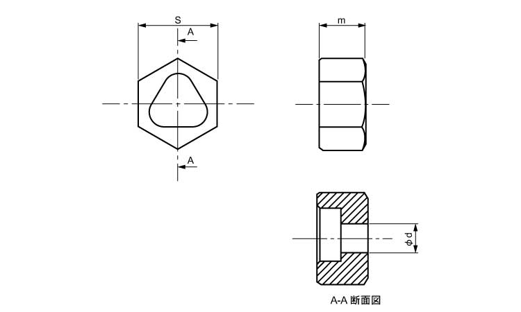 えぼしナット用　工具図面