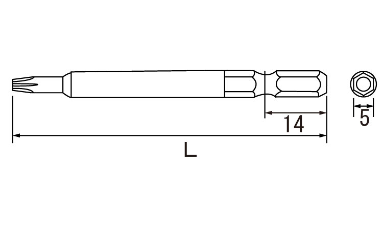 BLRビットU5タンパー図面
