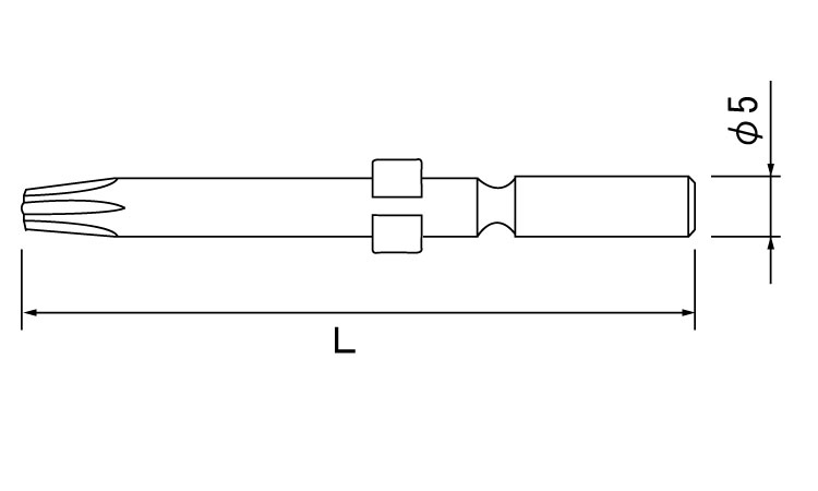 BLRビットH5タンパー図面