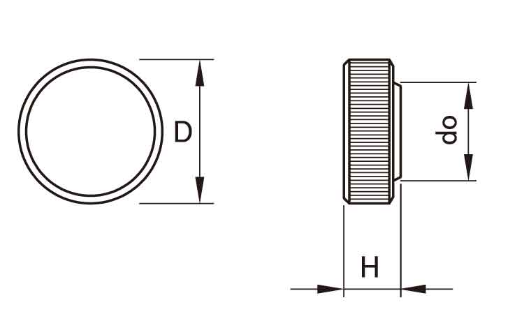 サムノブ(丸赤)図面