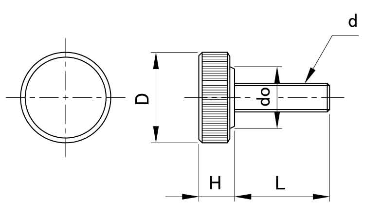 サムスクリュー(丸赤)全M6Φ26図面