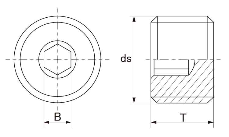 ロックねじ(１種)図面