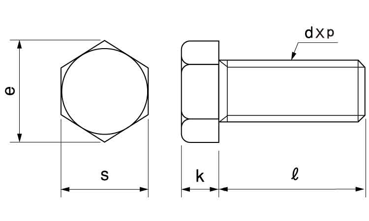 小形六角BT(B＝17P＝1．0)図面