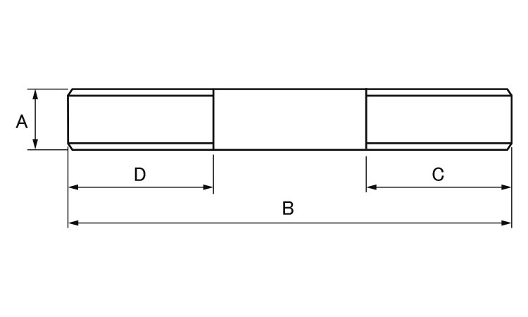 スタットボルト　ＨＢＳ図面