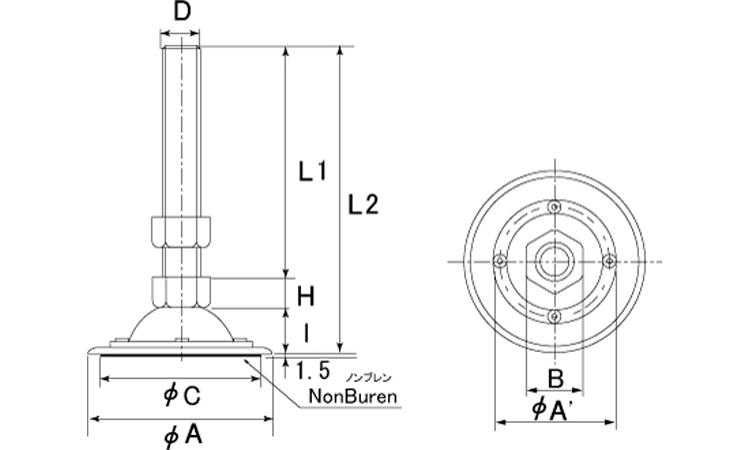 耐震アジャストBT(SP－140)図面
