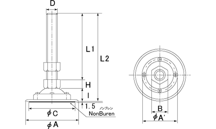 耐震アジャストBT(SP－141)図面