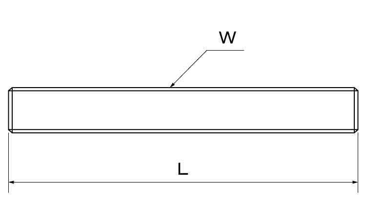 2.5メーター寸切 ウィット図面