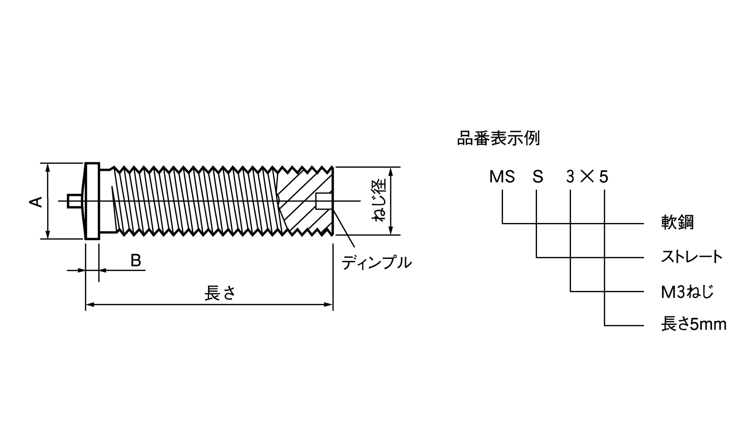 CDスタッド(S)図面