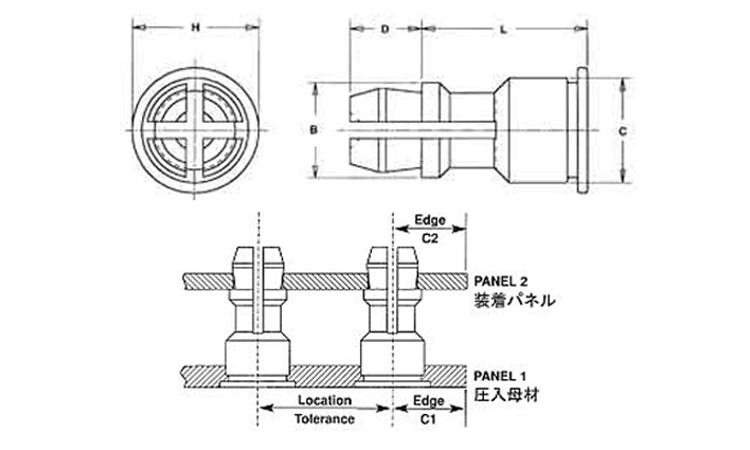スナップトップ(SSA)　PEM図面
