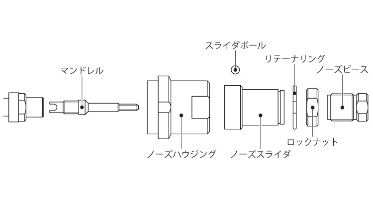 ノーズピース(ＡＮ５００Ａ)図面