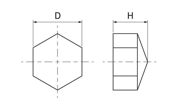 ボルトカバー(ROHS2対応)図面
