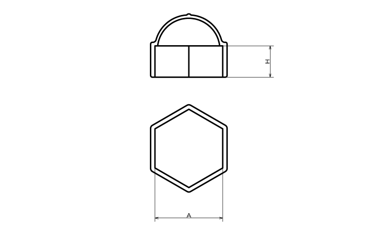 袋ナットカバー(ROHS2)図面