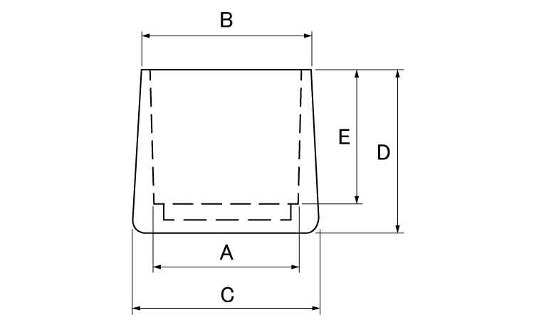 角キャップ　Ａ－５２(大昌産業製)図面