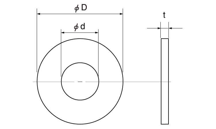 ベーク　ワッシャー図面