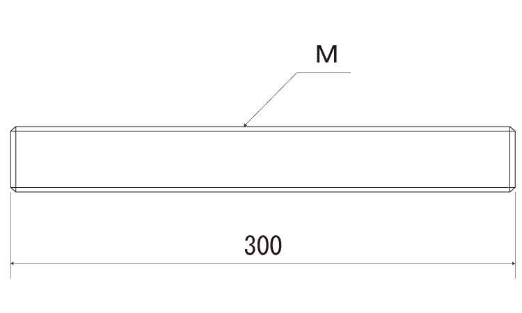 レニー 寸切(300)図面