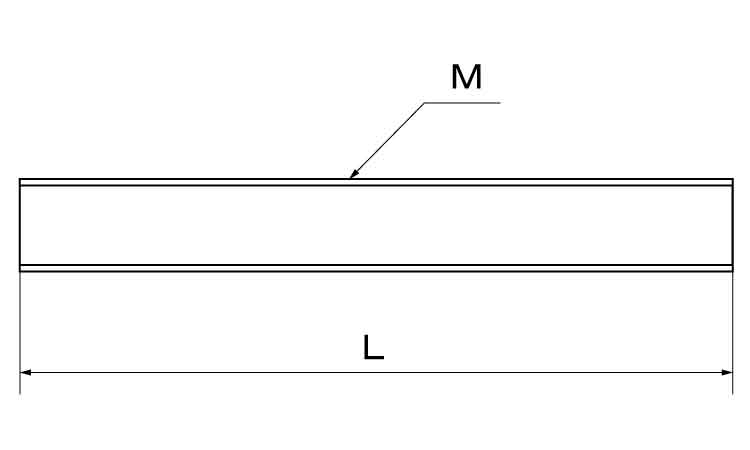 エンビ 寸切(メーター)図面