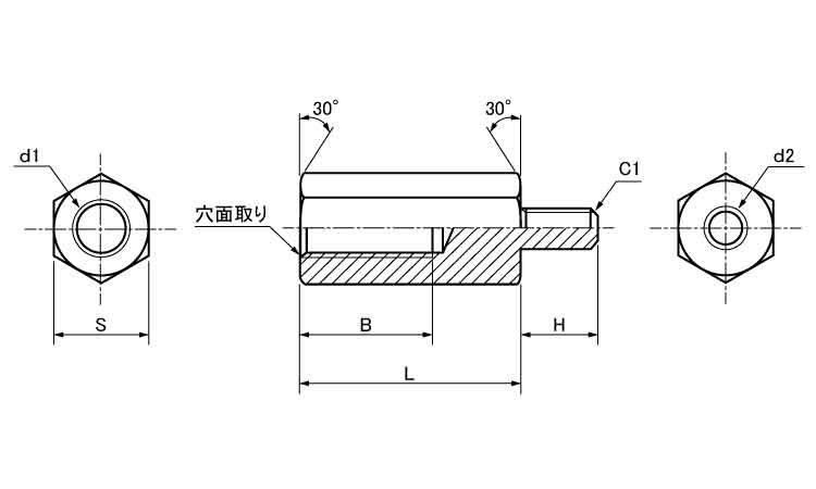 変換ジョイント(ＥＣＯ－ＢＳ)図面