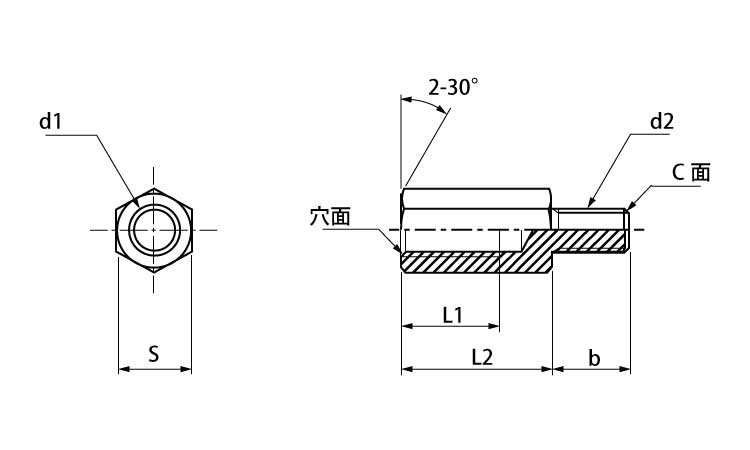 変換ジョイント(M-M図面
