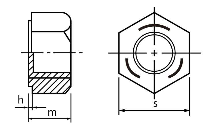 F10T・F8Tハイテン用ナット図面