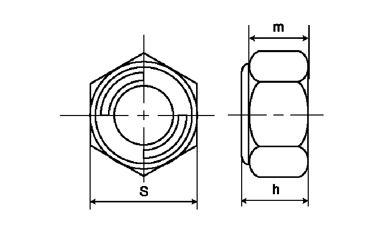 Uナット(小形)図面