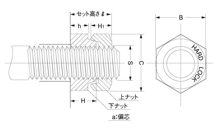 ハードロックN(薄・H-3細目)図面