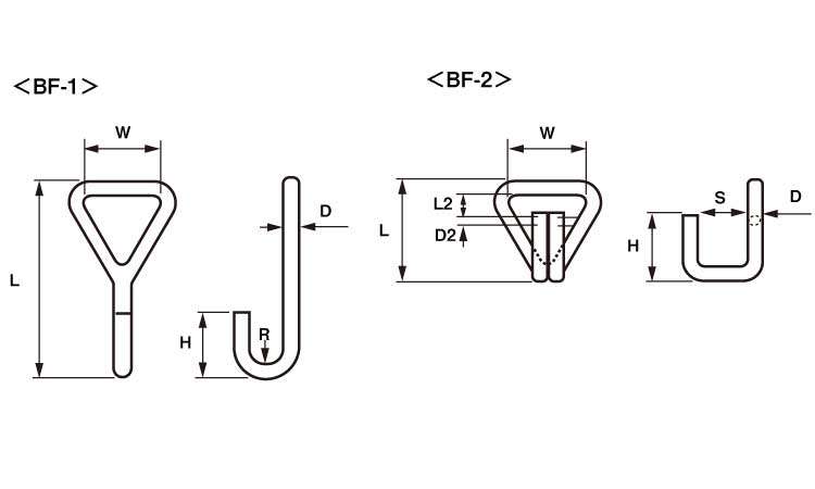 ワイヤーフック(BF)図面