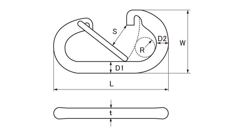 Dフック(DF図面