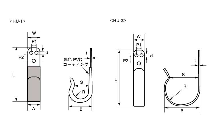 フックホルダー図面