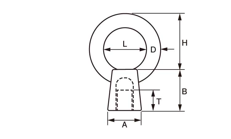 袋アイナット図面