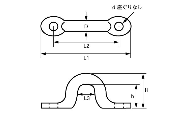 アイストラップ(座グリ無)図面