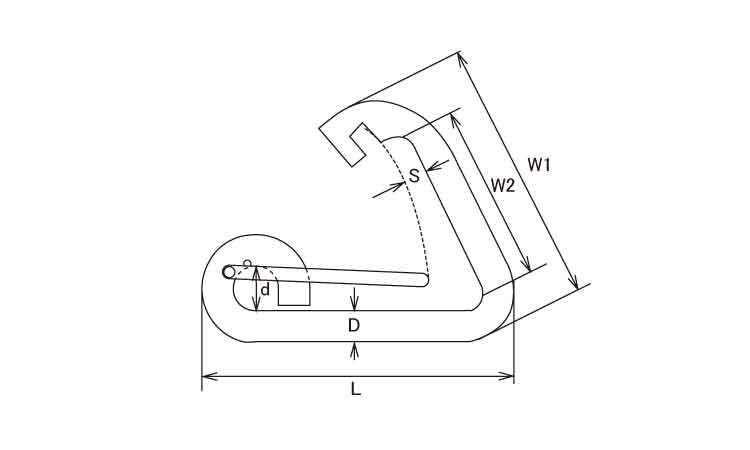 ベルトフック図面